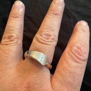 Silver wrap ring
